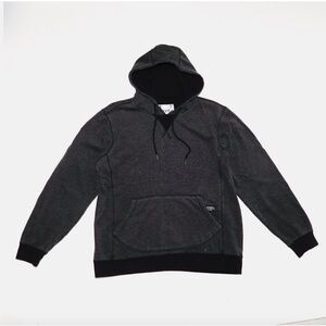Ezekiel Men's Black Hooded pull over Sweater Sz. S Small